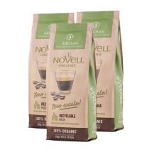 3 x 250 g - Café en grain - Aroma Bio - CAFÉS NOVELL - Café de Grandes Marques