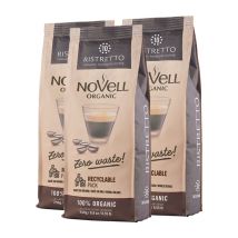 3 x 250 g - Café en grain Bio Ristretto - Novell - Café de Grandes Marques