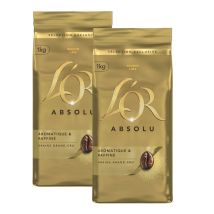 L'Or Absolu Coffee Beans - 2 x 1kg - Big Brand Coffees,Big brand