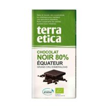 Terra Etica - 100g tablettes chocolat Noir 80% Equateur - TERRA ETICA