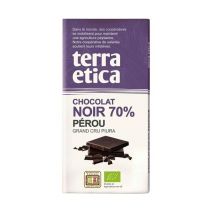 Tablette Chocolat Noir 70% Pérou Terra Etica - 100g