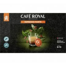 Café Royal - 50 Capsules compatibles Nespresso pro Espresso Forte - CAFE ROYAL Office Pads