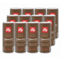 Illy Cold Brew Cappuccino - 12 x 250ml - Without Milk