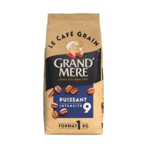 1 kg - Café en grain - Puissant - GRAND MERE - Sélection Violet (Grandes Marques)