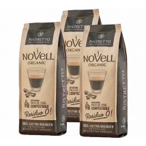 Cafés Novell - Novell Organic Coffee Beans Ristretto - 3 x 250g - Big Brand Coffees