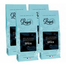 Cafés Lugat - 4x250 g - Café en grain Black Spice - Cafés Lugat