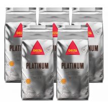 5x1kg - Café en grain en gros Platinum - Delta Cafés - Café de Grandes Marques