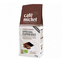 Café Michel - 1 kg café en grain bio Spécial expresso - Café Michel - Café en grain pas cher
