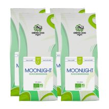 Green Lion Coffee - 4 x 250 g - Café en grain - Moonlight Décaféiné Bio - GREEN LION COFFEE