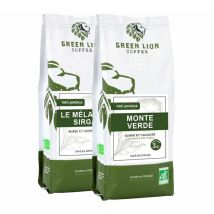 Green Lion Coffee Pack of 2 Organic Coffee Beans - 2 x 250g - Roasted by our roasters!