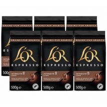 L'Or Espresso - 6x500g - Café en grain Espresso - L'Or