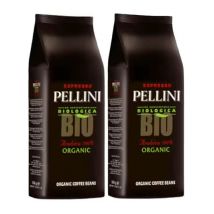 Café Pellini - 2x500g café en grain bio 100% Arabica - PELLINI