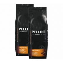 Café Pellini - 2x500g - Café en grain Espresso Bar Vivace N°82 - Pellini
