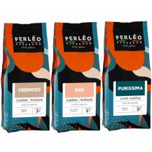 Perleo Espresso Coffee Beans Espresso Pack - 3x250g