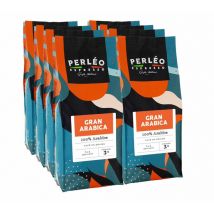 Perleo Espresso Coffee Beans Gran Arabica Blend - 8 x 1kg - Italian Coffee