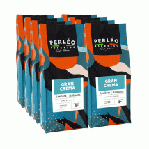 Perleo Espresso - Perléo Espresso - Gran Crema Coffee Beans - 8x1kg for Professionals - Italian Coffee