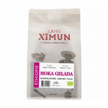 Cafés Ximun - 250 g - Café en grain - Moka Gelada Bio - CAFÉS XIMUN