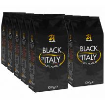 10 Kg Café en grains pour professionnels 100% Arabica Black of Italy - ZICAFFÈ - Café Italien