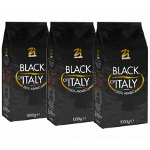 Zicaffè - Café en grains 100% Arabica Black of Italy Zicaffè 3kg