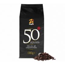1 Kg Café en grain pour professionnels Cinquantenario - Zicaffè - Café de Grandes Marques