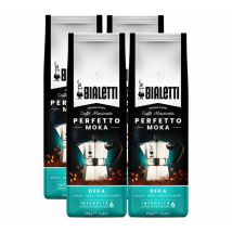 Bialetti - 4x250g - Café moulu Perfetto Moka Décaféiné - Bialetti