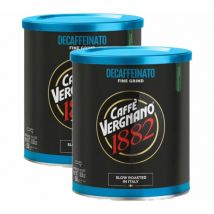 2 x 250 g - Café moulu - 1882 Décaffeinato - CAFFÈ VERGNANO - Café Décaféiné