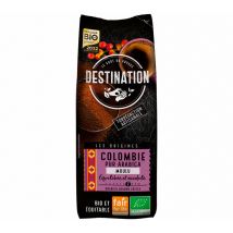 Destination - Café moulu Bio Colombie Kachalus n°21 'mouture filtre' 100% Arabica Destination x 250 g