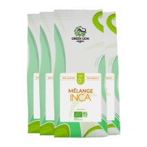 Green Lion Coffee - 4 x 250 g - Café moulu - Le Mélange Inca Bio - GREEN LION COFFEE