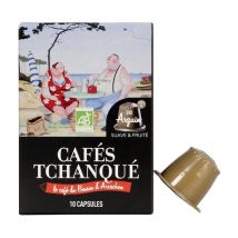 Cafés Tchanqué Arguin Organic Coffee Nespresso Compatible Capsules x10 - Ethiopia