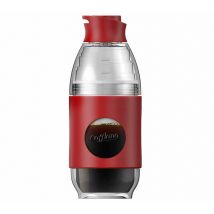 Cafflano - Cafetière filtre et bouteille nomade CAFFLANO Go-Brew rouge