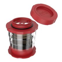 Cafflano Kompact portable coffee maker in red