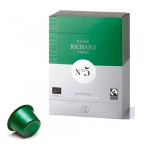 Cafés Richard - Café Richard - Coffee Capsules N°5 x24 - Organic Fair Trade
