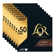 L'Or Espresso - 400 capsules professionnelles Forza compatibles Nespresso* Original - L'OR ESPRESSO