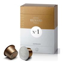 Cafés Richard N°1 coffee capsules x24 - Espresso
