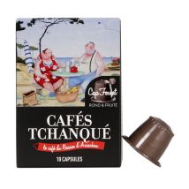 Cafés Tchanqué Cap Ferret Nespresso compatible capsulesx10 - Brazil