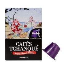 Cafés Tchanqué Moulleau Nepresso compatible pods x10 - Brazil