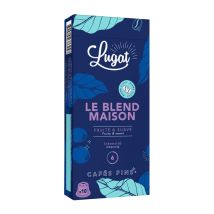 Cafés Lugat House Blend Nespresso Compatible Pods x 10 - Brazil