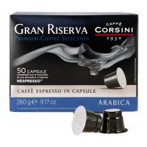 Caffè Corsini - 50 Nespresso* Original Compatible Capsules Gran Riserva Arabica – CAFFE CORSINI