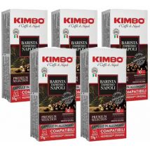 50 capsules compatibles Nespresso Espresso Barista Napoli - KIMBO - Sélection Rouge (Italien)