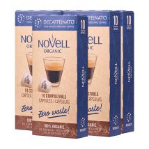 50 capsules compatibles Nespresso Decaffeinato Bio – NOVELL - Sélection Marine (Déca)
