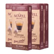 50 capsules compatibles Nespresso Intenso Bio – NOVELL - Sélection Verte (Bio)