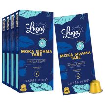 Cafés Lugat - 50 Nespresso* Original Compatible Capsules Moka Sidama Tabe – CAFES LUGAT - Ethiopia