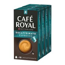 50 capsules compatibles Nespresso* Original Decaffeinato - CAFÉ ROYAL - Sélection Marine (Déca)