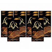 100 capsules compatibles Nespresso* Original Caramel - L'OR ESPRESSO - Sélection Violet (Grandes Marques)