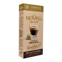 Cafés Novell - Novell Organic Coffee Pods Cremoso Compostable Capsules x 10