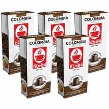 50 capsules Colombia - compatibles Nespresso - BONINI - Sélection Rouge (Italien)