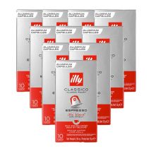 Café Illy - 100 Capsules compatibles professionnelles Nespresso Classico - Illy