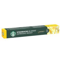 Starbucks - 10 Nespresso* Original Compatible Capsules Blonde Espresso Roast – STARBUCKS