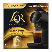 L'Or Espresso - L'Or Barista Double Forza n°9 x 10 XXL coffee pods - Double capsules - Barista