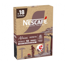 Nescafé Farmers Origins - 18 Capsules compatibles Nespresso - Africas - NESCAFE FARMERS ORIGINS